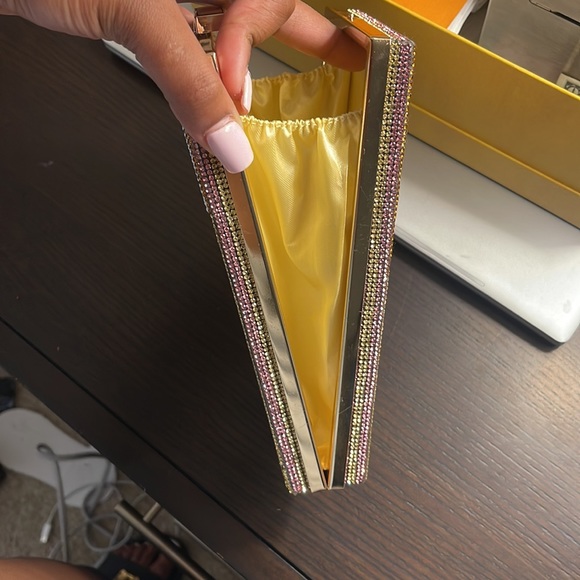 Chocolate money bag clutch - Picture 5 of 6